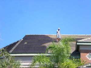 Commercial Tile Roof Cleaning